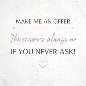 ✨ Make Me an Offer ✨ Don’t Be Shy!